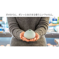 丸利玉樹利喜蔵商店 花瓶 AYAフラワーベース ラウンド 陶器 ミントグリーン 409581 1個（直送品）