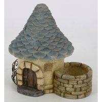 東洋石創 プランター グリーンポット 植木鉢 多肉植物 円錐屋根 ハウスD 459002 1個（直送品）