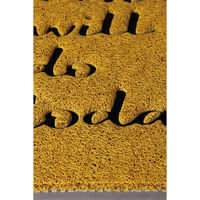 SOW 玄関マット ふかふかテラスマット 75×45cm ブラウン 485208 1個（直送品）