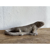 SOW オブジェ デコール セメントオブジェ トカゲ L 485707 1個（直送品）