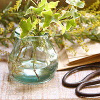 SOW 花瓶 VALENCIA リサイクルガラス ミニフラワーベース CERO クリア 492768 1個（直送品）