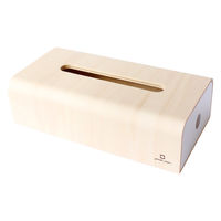 ヤマト工芸 ティッシュボックス ソフトパック用ティッシュケース ホワイト 255362 1個（直送品）