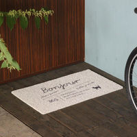 SOW 玄関マット ふかふかテラスマット 75×45cm ボンジュール 485205 1個（直送品）