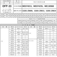 AQUA DREAM(アクアドリーム) PLATINUM オイルフィルター ミツビシFUSO・UDトラックス車用 AD-OFP-33 1個（直送品）