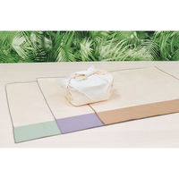 イエロースタジオ ランチクロス 42.5cm レカ オーガニックコットン オフホワイト 388285 1個（直送品）