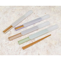 イエロースタジオ 箸箱セット 箸 18cm レカ バイオマスプラスチック ライラックパープル 388291 1個（直送品）