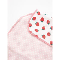 ウェーブ 汗取りシート ベビー フルーツ 綿100% イチゴ 399840 1個（直送品）