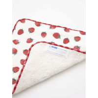 ウェーブ ミニタオル ガーゼミニハンカチ 15×15cm フルーツ イチゴ 408045 1個（直送品）