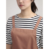 ウェーブ エプロン しっかりお尻が隠れるラップエプロン COCOWALK テラコッタ 422784 1個（直送品）