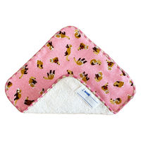 ウェーブ ミニタオル 15×15cm レッサーパンダ ピンク 433499 1個（直送品）