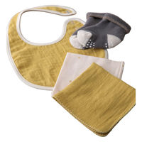 ウェーブ ギフトセット ソックスギフトBOX やさしいガーゼ 出産祝い イエロー 434848 1個（直送品）