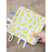 ウェーブ おもちゃ ベビー にぎにぎ ハンカチ くだもの 日本製 知育 バナナ 440078 1個（直送品）