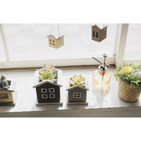 アビテ フラワーポット コティ スクエアポット S 植木鉢 グレー 457751 1個（直送品）