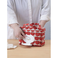 ウェーブ ポーチ ママポーチ 北欧小花 マザーズポーチ レッド 473337 1個（直送品）