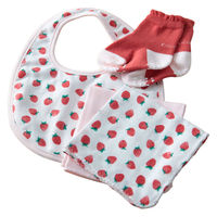 ウェーブ スタイ ハンカチ 靴下 セット ソックスギフトBOX フルーツ イチゴ 473368 1個（直送品）