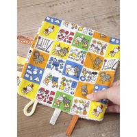 ウェーブ ベビー ハンカチ ニギニギハンカチ こぐまちゃんえほん ブロック チェック 474654 1個（直送品）