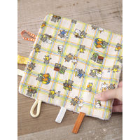 ウェーブ ベビー ハンカチ ニギニギハンカチ こぐまちゃんえほん ブロック チェック 474655 1個（直送品）