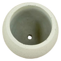 アビテ 植木鉢 モノクローム ポールポット S ホワイト 474922 1個（直送品）