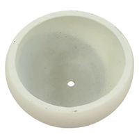 アビテ 植木鉢 モノクローム ボールトレー S ホワイト 474928 1個（直送品）