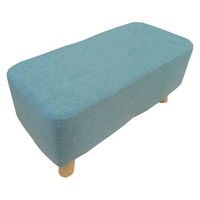 アビテ スツール ミニ ロング 長方形 座面高28cm コロン・チェア・ロング グリーン 477387 1個（直送品）