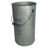 アビテ 傘立て ペールカン ストレージ Mサイズ 直径23.5cm シルバー 477925 1個（直送品）