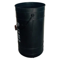 アビテ 傘立て ペールカン ストレージ Mサイズ 直径23.5cm ブラック 477927 1個（直送品）