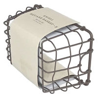 アビテ かご スウェル スクエアバスケット S 幅14×奥行9×高さ7cm ブラウン 477945 1個（直送品）