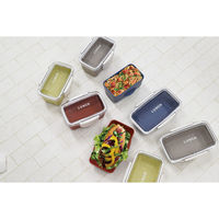 イエロースタジオ 弁当箱 560ml ドーム 2段 24t.f.L ランチボックス ライトグリーン 489827 1個（直送品）