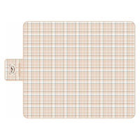 丸和貿易 レジャーシート オーセンティック チェック S 130×150cm コンパクト コーラル 489873 1個（直送品）