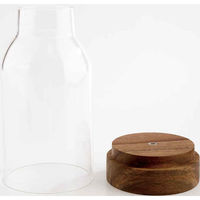キシマ お香立て マトカ ガラス 天然木 クリア 479885 1個（直送品）
