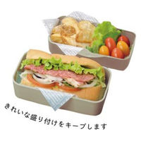 イエロースタジオ 弁当箱 2段 560ml ドーム型 time for LUNCH レッド 391114 1個（直送品）