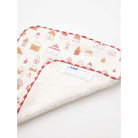 ウェーブ ミニタオル ガーゼミニハンカチ 15×15cm ホーム ピンク 408050 1個（直送品）