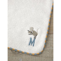 ウェーブ ハンドタオル フレデリック イニシャル 20×20cm M 413635 1個（直送品）