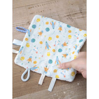 ウェーブ おもちゃ ベビー ニギニギハンカチ ユニコーン 日本製 押し笛 スペースワールド 440102 1個（直送品）