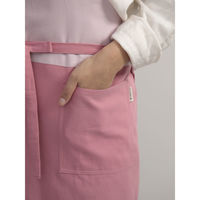 ウェーブ エプロン 無地 バイカラーラップエプロン COCOWALK ピンク 417142 1個（直送品）