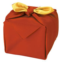 ヤマコー 重箱包み 両面無地(赤x金茶) 70cm <10枚入> 23617 1セット(10枚)（直送品）