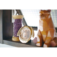 キシマ フォトフレーム Coco イヌ ペット 9×9.5cm ゴールド 437348 1個（直送品）