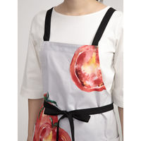 ウェーブ エプロン 果物 野菜 マルシェプリントエプロン COCOWALK トマト 422752 1個（直送品）