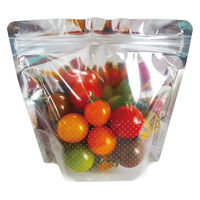 コバヤシ スタンド袋 KB Zip de エアスルー 1614銀 00655376 1ケース(3000個(50個×60))（直送品）