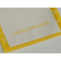 福助工業 製菓向け袋 カマス GT(透明タイプ) No.3 洋柄イエロー バラ 00695260 1袋(100個)（直送品）