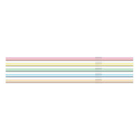 尚美堂 ドリンク資材 フジ5色フレックスストロー 裸 500本入 00758456 1ケース(18個)（直送品）