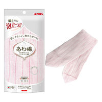 キクロン 衛生資材 あわあみ ボディタオル泡綿 もも 00797576 1ケース(60個(10個×6))（直送品）