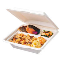 ケーピープラテック 弁当容器 KB-63-T ホワイト 00804089 1ケース(200個(25個×8))（直送品）