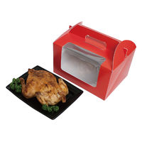 ヤマニパッケージ テイクアウトボックス ミエルハンディー トレー付 10-308B 1ケース(100個)（直送品）