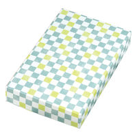 ヤマニパッケージ 和菓子容器 格子 そら色15ヶ入 トレーなし 19-106S 1ケース(200個)（直送品）