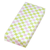 ヤマニパッケージ 和菓子容器 格子 わかくさ色10ヶ入 トレーなし 19-105W 1ケース(200個)（直送品）