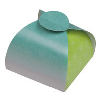 ヤマニパッケージ ギフト箱 包み小箱 和衣 青緑 19-119BG 1ケース(500個(100個×5))（直送品）