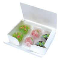 ヤマニパッケージ 和菓子容器 ルミア59角エコ6ヶ入 19-163 1ケース(200個(25個×8))（直送品）