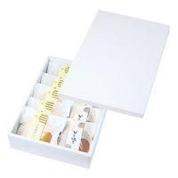 ヤマニパッケージ 和菓子容器 ホワイトギフト10ヶ入 19-166 1ケース(100個)（直送品）