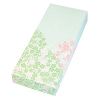 ヤマニパッケージ 和菓子容器 花柄10ヶ入 トレーなし 19-92 1ケース(200個(100個×2))（直送品）